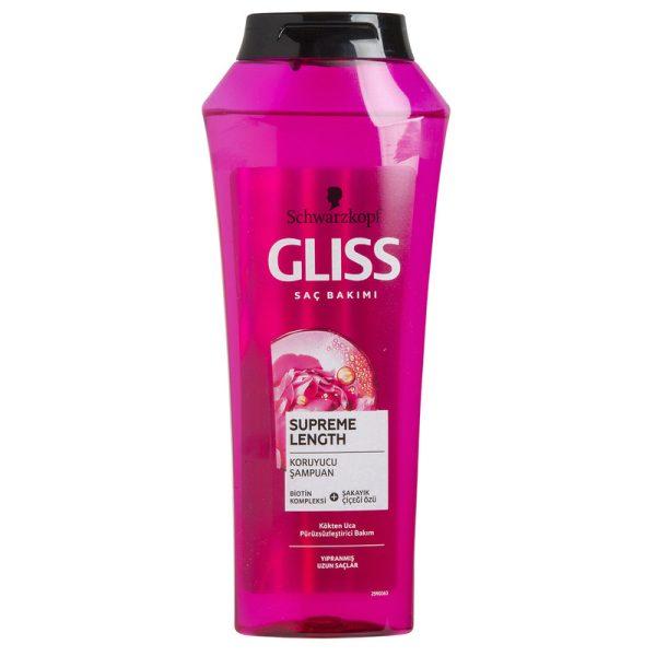 خرید شامپو تقویت کننده موهای شکننده گلیس مدل Supreme Length-رژاتی