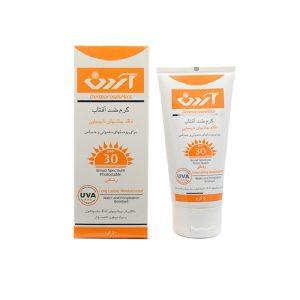 ضد آفتاب رنگی spf30 آردن فاقد جاذب های شیمیایی