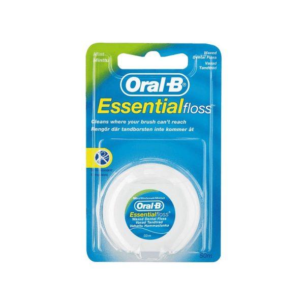 خرید نخ دندان اورال-بی مدل ESSENTIAL FLOSS از فروشگاه محصولات آرایشی و بهداشتی آنلاین رژاتی