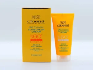 کرم ضد آفتاب بدون رنگ سینره مدل SPF60 حجم 50 میلی_لیتر