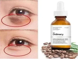 نحوه استفاده صحیح از سرم دور چشم کافئین سولوشن 5% اوردینری