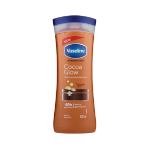 لوسیون بدن Vaseline سری Intensive Caree مدل Cocoa Glow مناسب پوست خشک حجم 400 میل